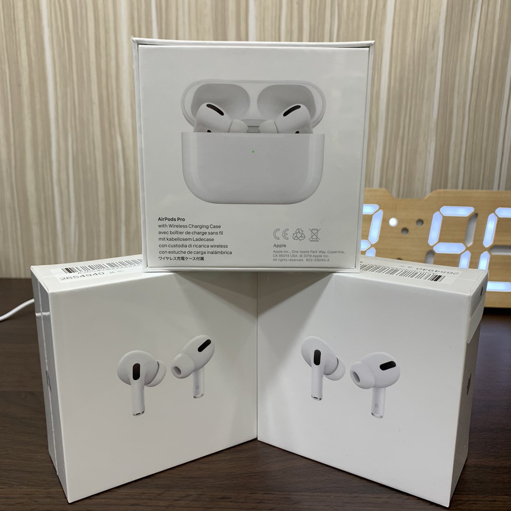 台灣公司貨】Apple AirPods Pro 搭配無線充電盒無線藍牙耳機無線耳機藍牙耳機蘋果原廠耳機禮物| 蝦皮購物