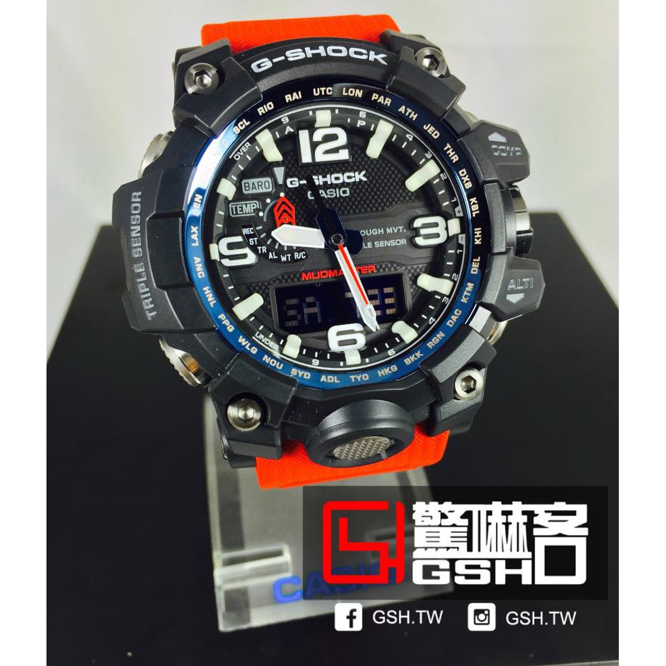 【驚嚇客】G-SHOCK 全新 GWG-1000RD-4A  紅