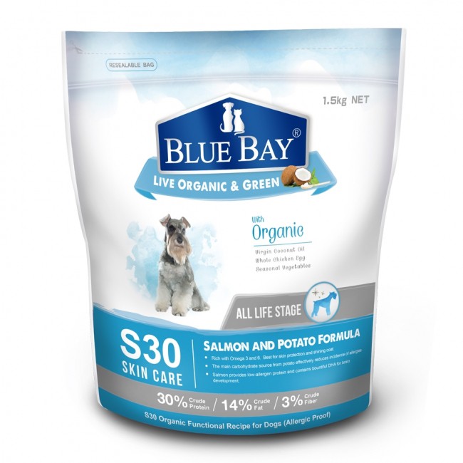 <liondog二館>倍力 S30 Blue Bay 全齡犬飼料 鮭魚+馬鈴薯口味