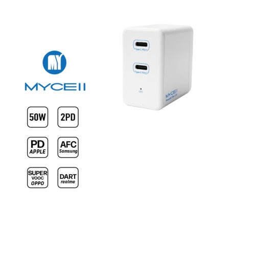 MYCELL 50W USB-C 50W PD全兼容充電器(CHAR578)