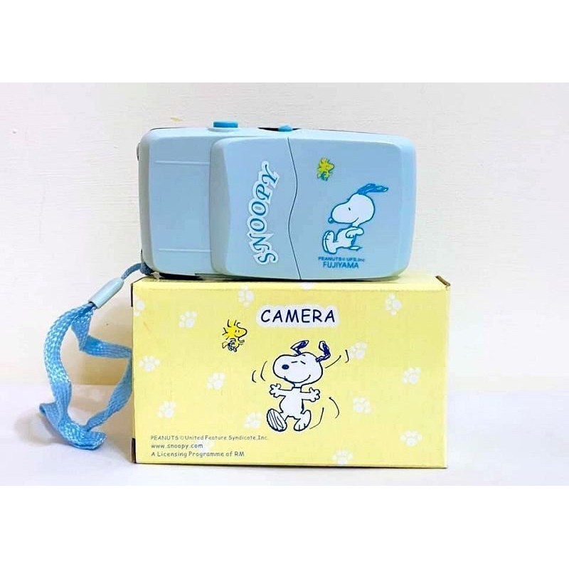 【免運費】全新品 淺藍色史努比 SNOOPY 底片相機 傻瓜相機 傳統膠捲 27mm 附紙盒