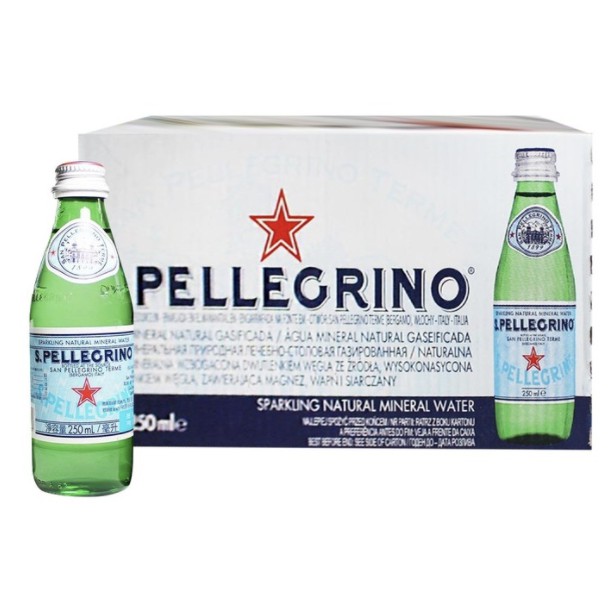 限時24hr出貨🚗San Pellegrino 聖沛黎洛 天然氣泡水 250毫升 X 24瓶