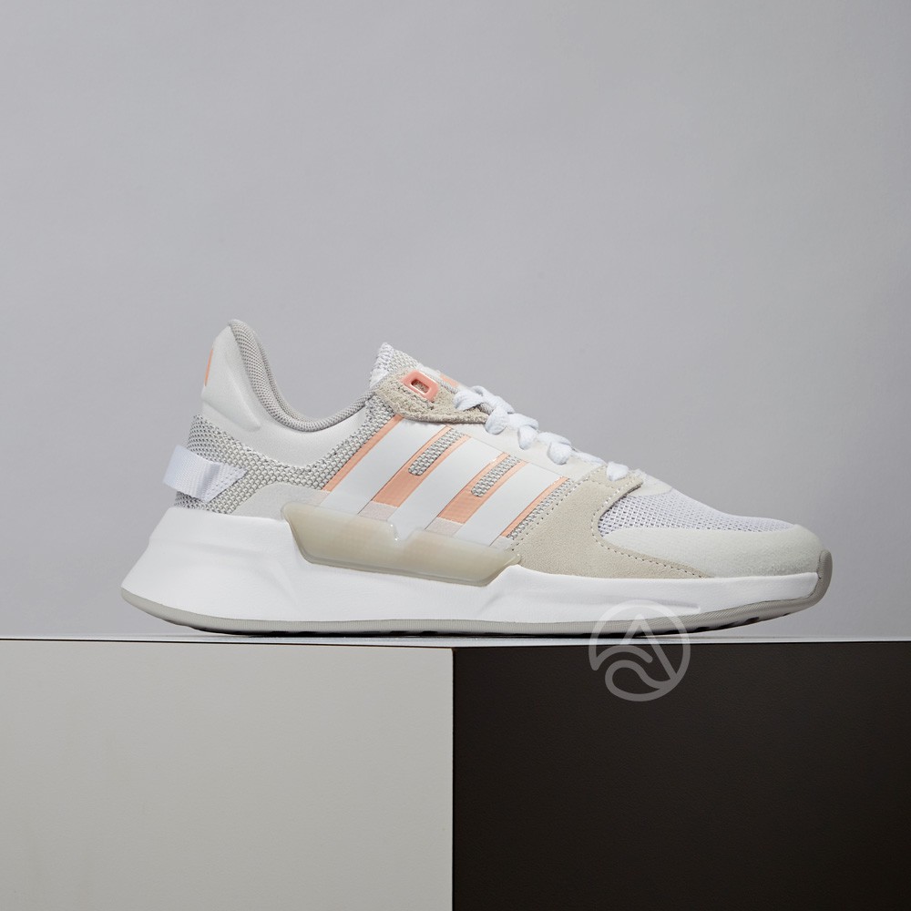 Adidas Run 90s 女鞋 白灰粉 休閒鞋 老爹鞋 運動鞋 EF0587