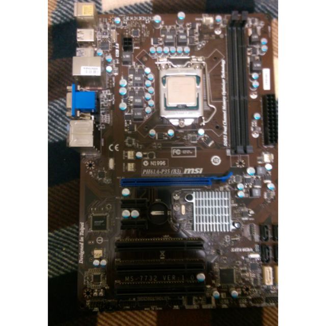 msi PH61A P35故障品 附G2020(CPU正常)+775故障*2