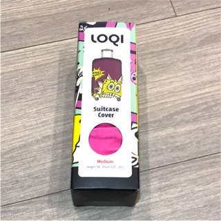 LOQI 海綿寶寶 行李箱套 M號