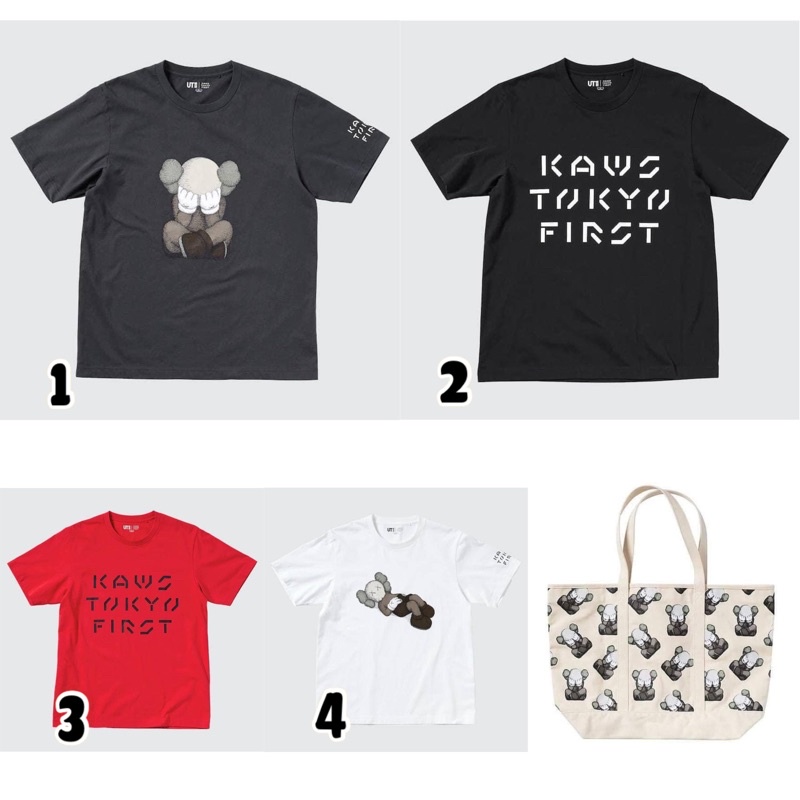 日本🇯🇵 kaws X Uniqlo 衣服 托特包 KAWS What Party Tide