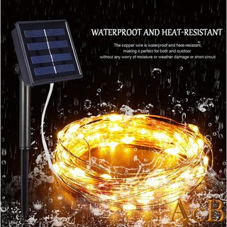 TS 8模式 LED 太陽能燈串 SOLAR 防水戶外燈串 10米/20米 庭院燈 戶外燈具