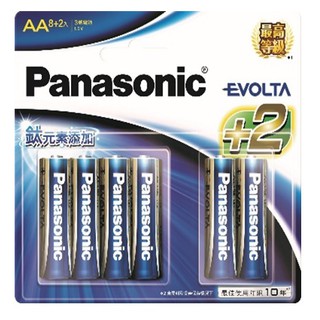 宅配免運 Panasonic最高等級電池 國際牌 Panasonic-EVOLTA鈦元素電池 3號 4號 6入/10入