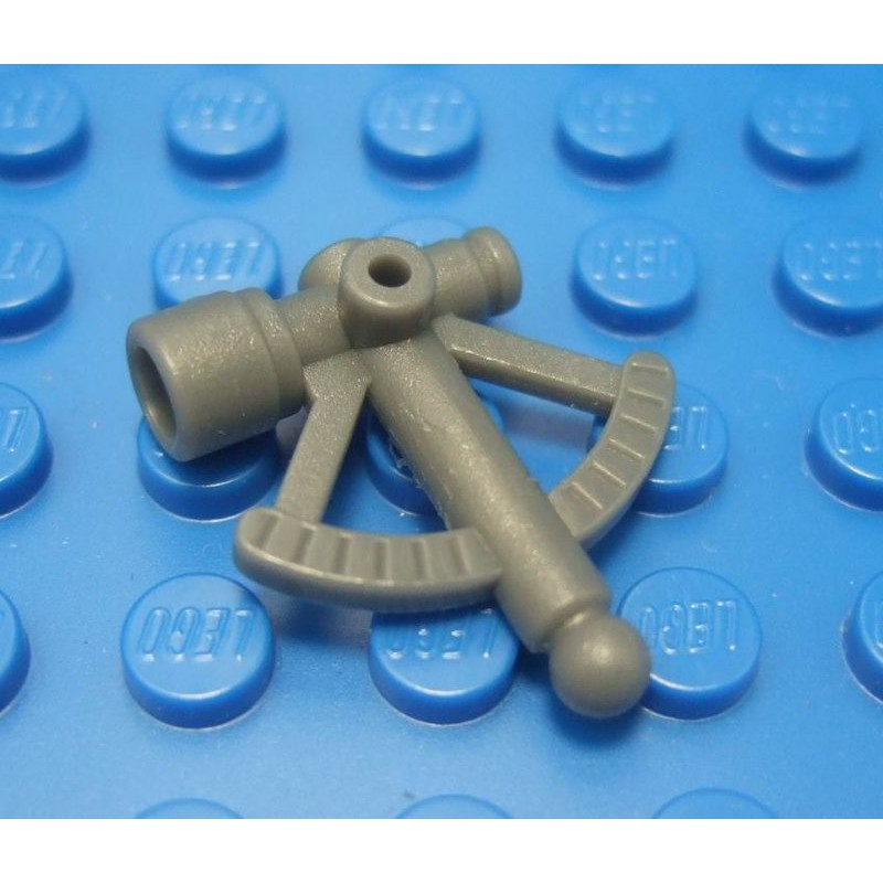 【積木2010-道具】Lego樂高-全新 深藍灰色六分儀/測距儀 (Dark Bluish Gray)(U-06)