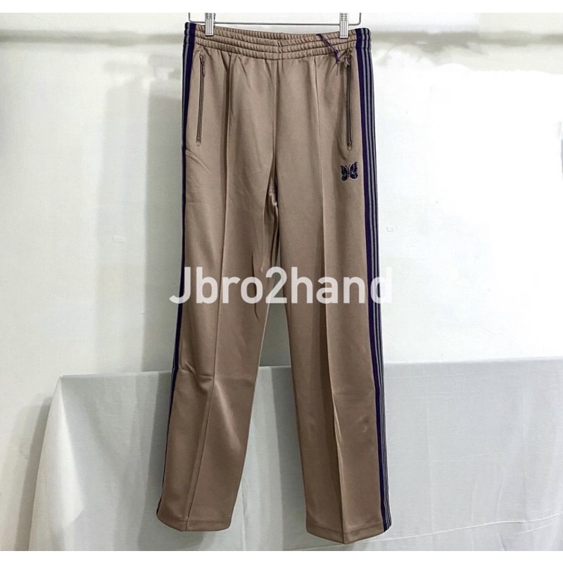 (Jbro2hand)現貨在台 Needles track pants 藕紫色 直筒 運動褲 蝴蝶 日本代購 日本連線