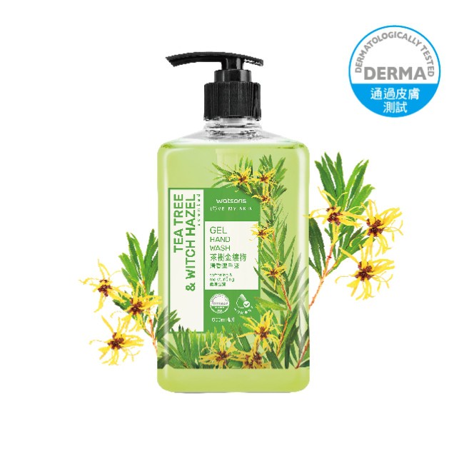 屈臣氏茶樹金縷梅香洗手液500ml 蝦皮購物