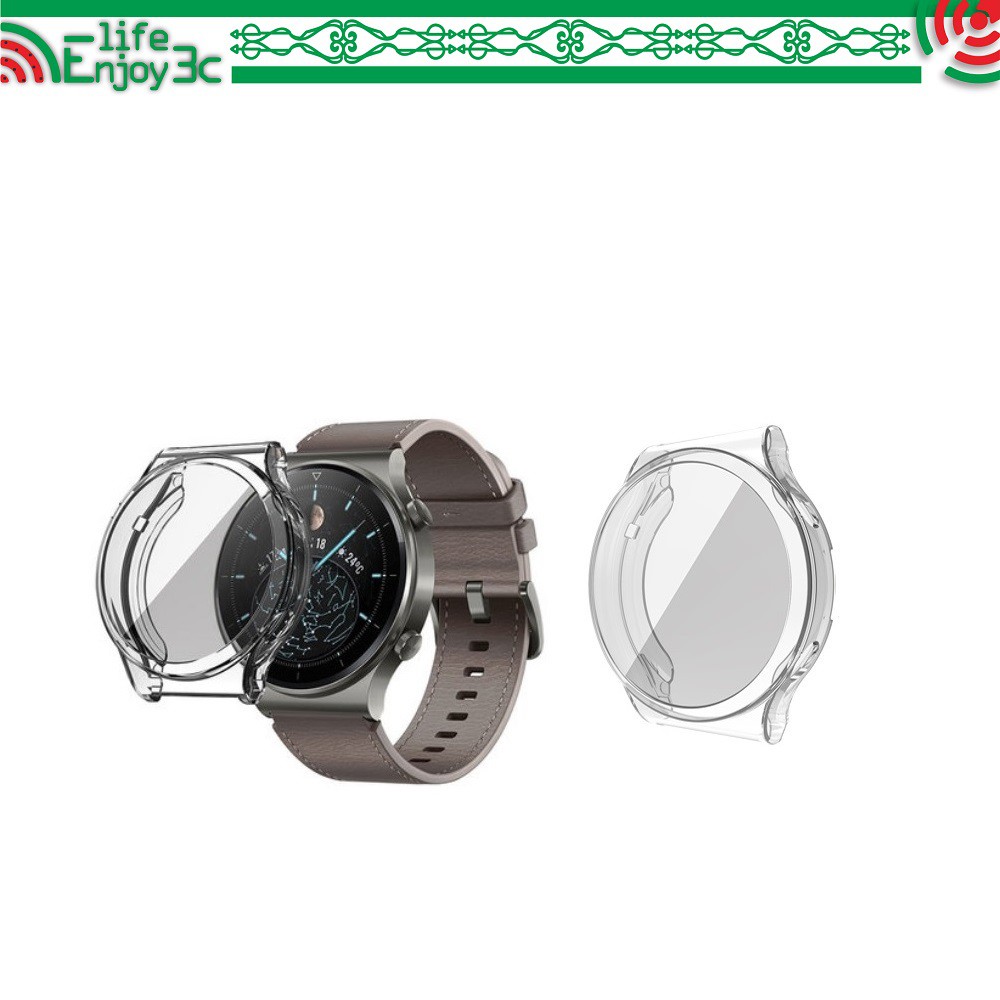 EC【PC透明殼】華為 HUAWEI WATCH GT2 pro 46mm 智慧手錶全包保護殼 清水套