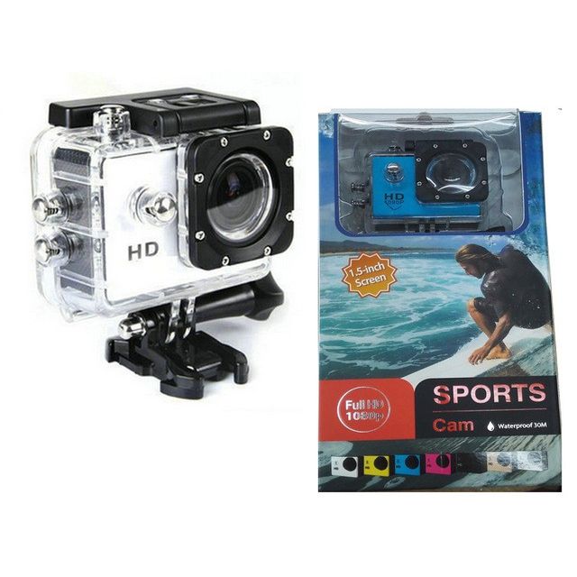 SPORTS cam 1080P 免2000就能買到

運動防水攝影機 高畫質HD運動錄影機 汽機車兩用 行車紀錄器