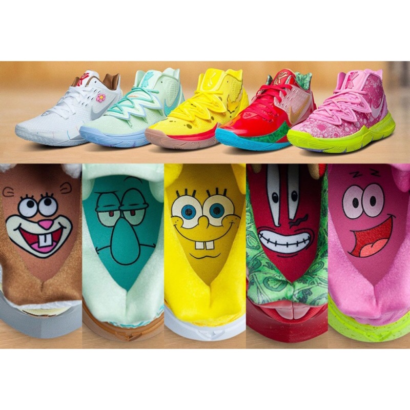 spongebob nike kyrie shoes