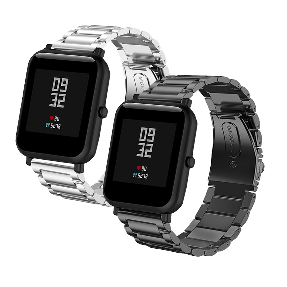 華米 Amazfit 米動手錶 不鏽鋼金屬替換錶帶 青春版 20mm / GTR 22mm (贈錶帶調整器)