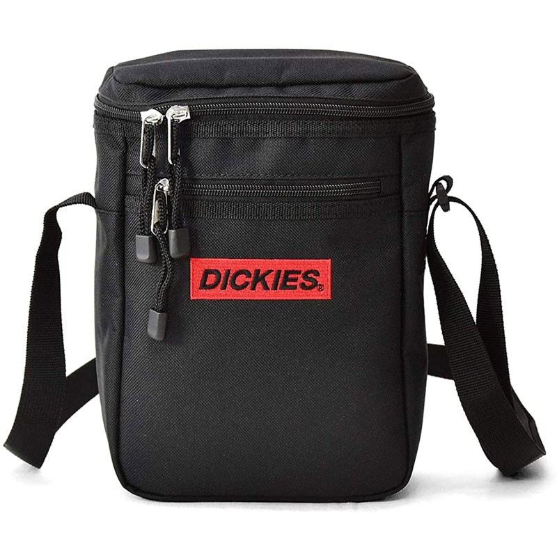 【DICKIES】14596600-RB LOGO MINI SHOULDER BAG 直立 側背包 (黑底紅字)