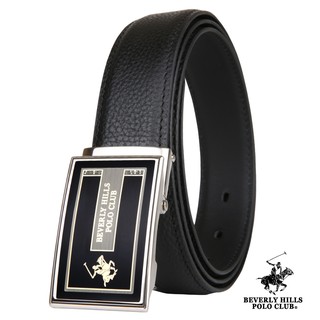 BEVERLY HILLS POLO 真皮皮帶 牛皮皮帶 素麵皮帶 男士皮帶 自動扣皮帶 商務皮帶 腰帶 32004