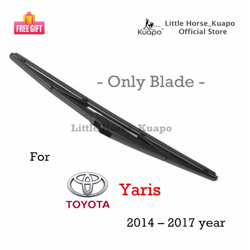 豐田 Kuapo 後雨刮片 Toyota Yaris Toyota Yaris 2014 至 2016 年後擋風玻璃雨刷