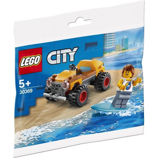 **LEGO** 正版樂高30369 City系列 衝浪沙灘車 polybag 全新未拆 現貨 台灣出貨