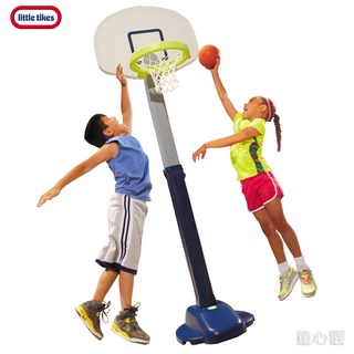 ★童心園【Little Tikes】明星籃球架 可調整高度的簡約造型籃球架 五段式調整籃球架