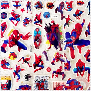 ❀ Marvel Super Hero Spider-Man Q-2 DIY 獎勵貼紙 (8 種樣式)❀ 1 張 3D
