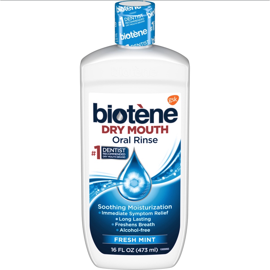 Biotene Dental 白樂汀 口乾 口腔潰瘍 口腔清潔 口腔清新 漱口水 新鮮薄荷味 473 毫
