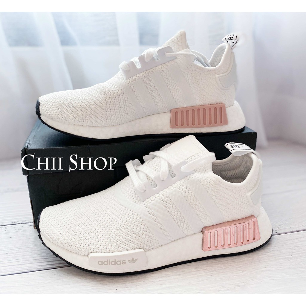 【CHII】adidas NMD R1 白粉 鏡面 金屬 玫瑰金 EE5173