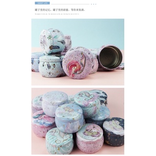 馬口鐵蠟燭盒收納盒韓式花紋婚禮小物糖果罐