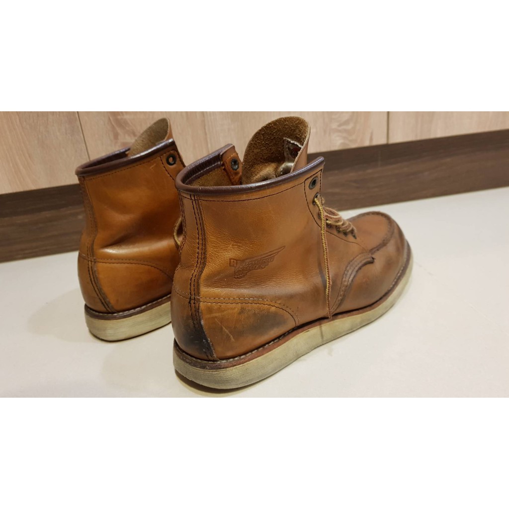 Red wing 875 鋼印版 寬楦 8.5 EE (E2) 已換底 附原廠貂油 原廠刷子 全新鞋帶