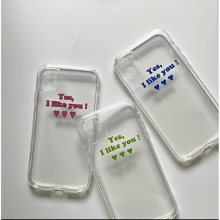 自製款·Yes I like you iphone/Samsung/oppo手機殼訂製