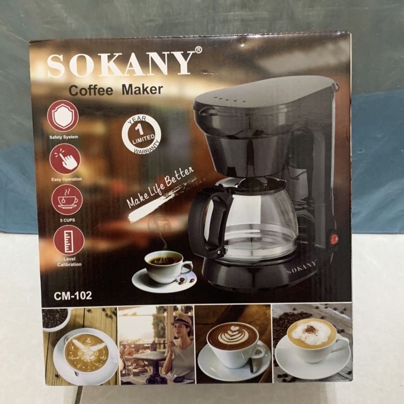 sokany 咖啡機 電壓110v 全新未使用