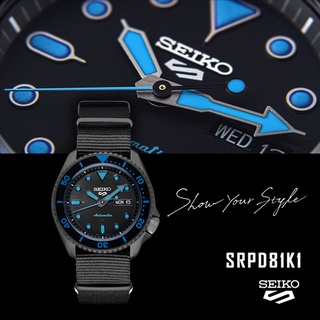 SEIKO 精工 5 Sports 系列機械錶-42.5mm( 4R36-07G0A/SRPD81K1)-SK027