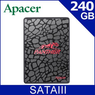 ☆天辰3C☆板橋 台灣製 宇瞻Apacer SSD 高速固態硬碟 240G SATAIII 6Gb/s (另有256G)