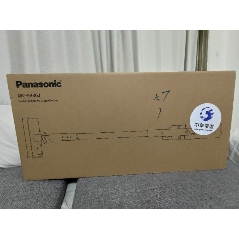 ［全新］國際牌Panasonic 輕量無線手持吸塵器 MC-SB30J （白）
