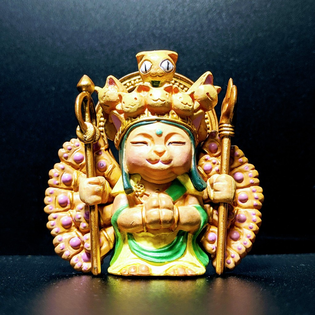 免運 福福小舖蝦皮最便宜全新現貨超級隱藏千手觀音qualia 轉蛋扭蛋貓菩薩觀世音地藏菩薩馬頭菩薩 蝦皮購物