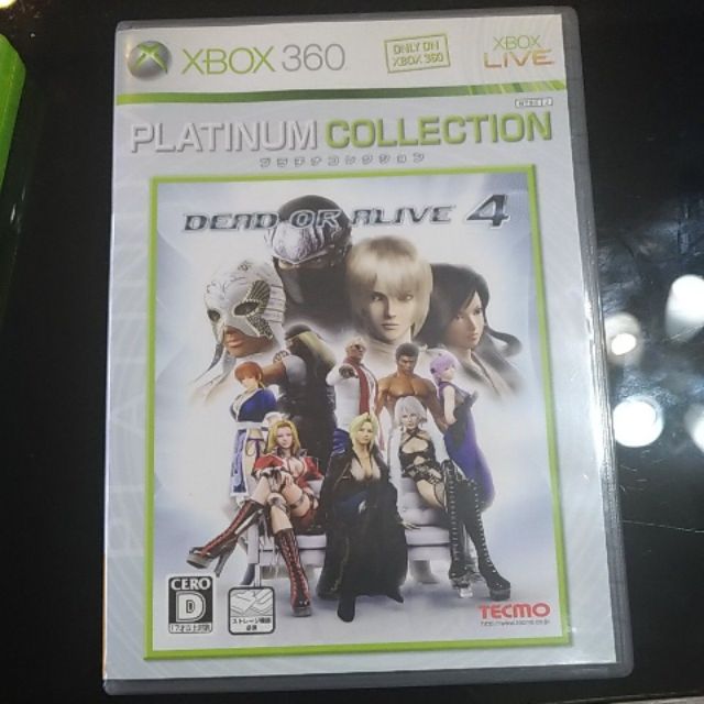 生死格鬥4 Dead or Alive 4  xbox360 光碟