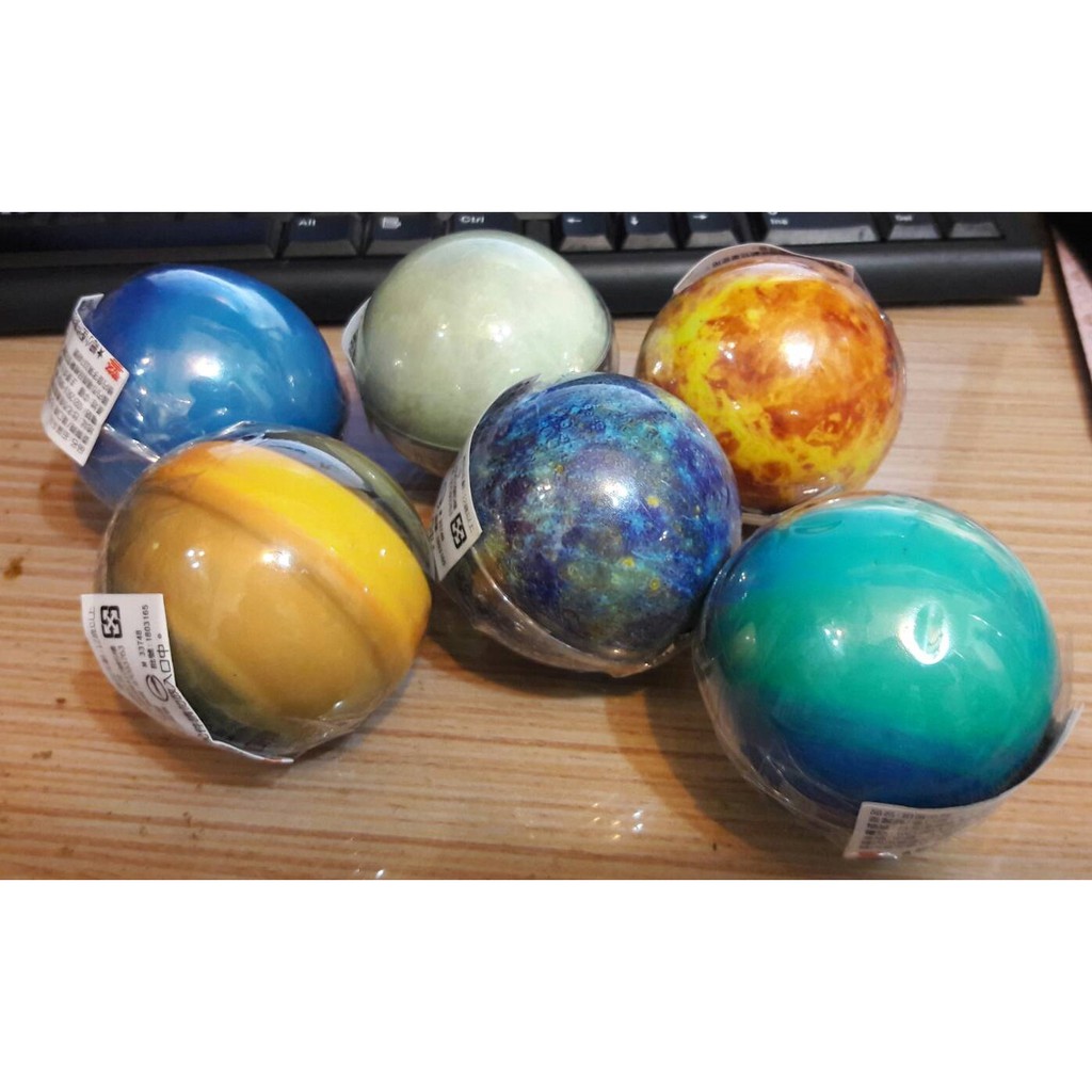 扭蛋軟軟球行星星球捏捏太陽系惑星 餘土星 蝦皮購物