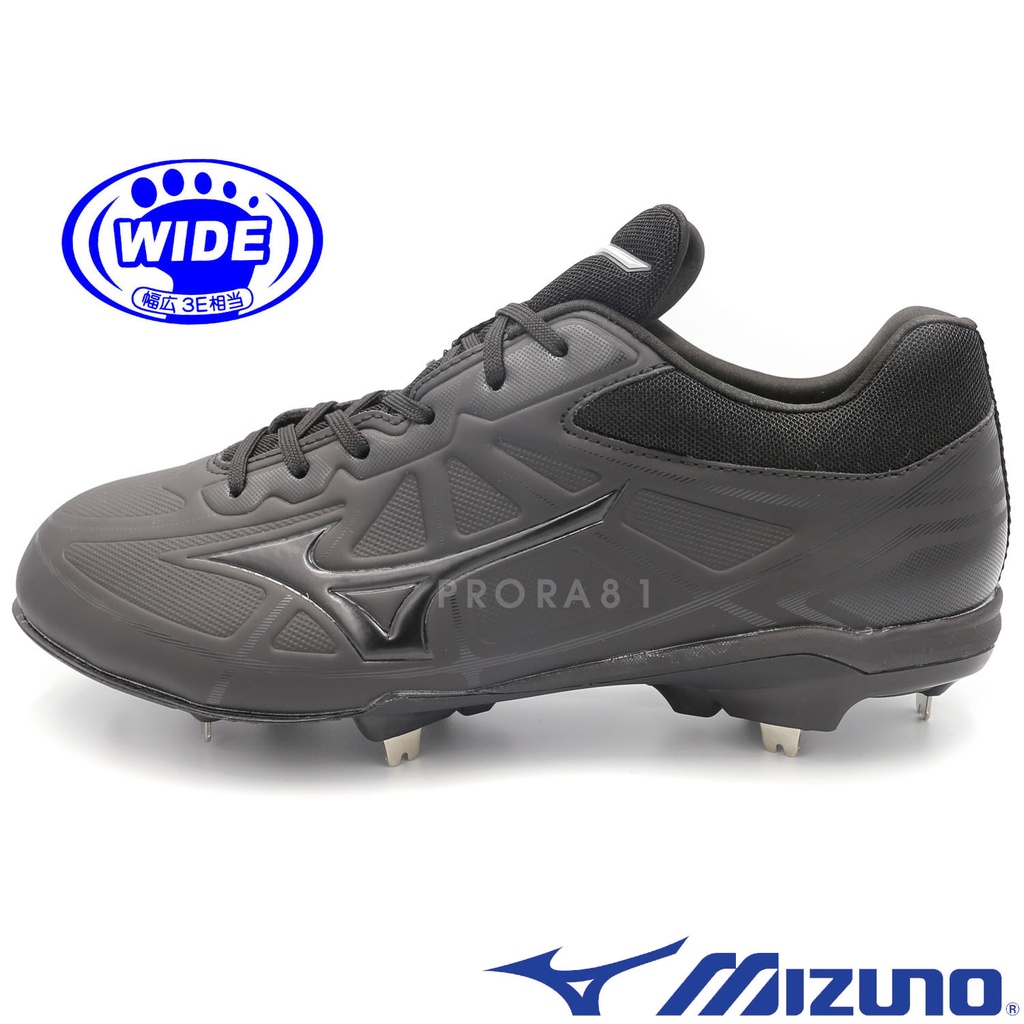 Mizuno 11GM-212100 黑色 棒球釘鞋/寬楦/8(26㎝)/LIGHTREVO BUDDY/