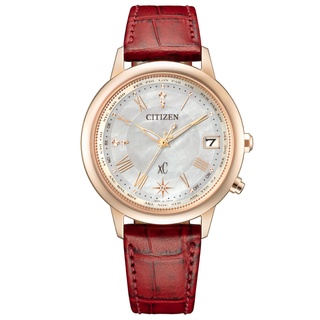 citizen 星辰 xc 皇冠花瓣週年限定 臺灣限量700只 皮帶款 (cb1105-02w)