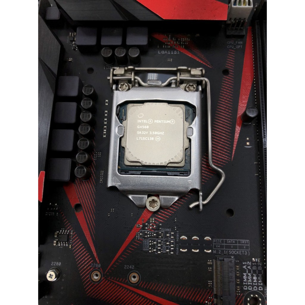 Intel G4560 Asus Strix B250 Gaming 附風扇 蝦皮購物