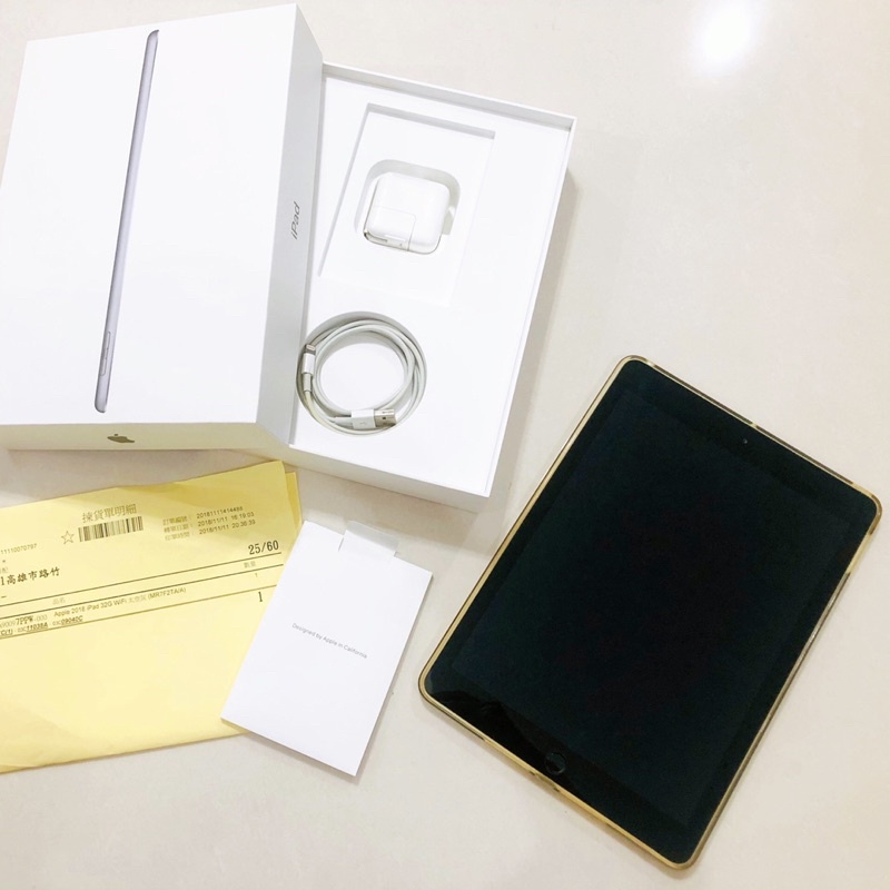 公司貨 二手 APPLE 蘋果 2018 ipad 6 32G Wifi 太空灰 平板電腦 （MR7F2TA/A)