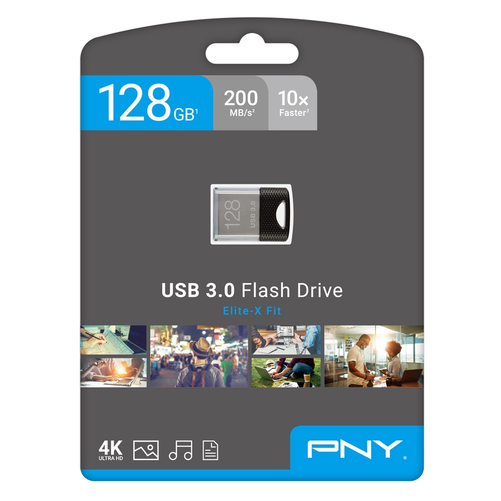 【PNY必恩威】Elite-X Fit 128GB USB3.0 高速隨身碟