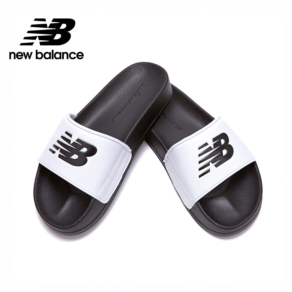 【New Balance】 NB 韓國涼拖鞋_中性_黑白_SD1101GBW-M楦