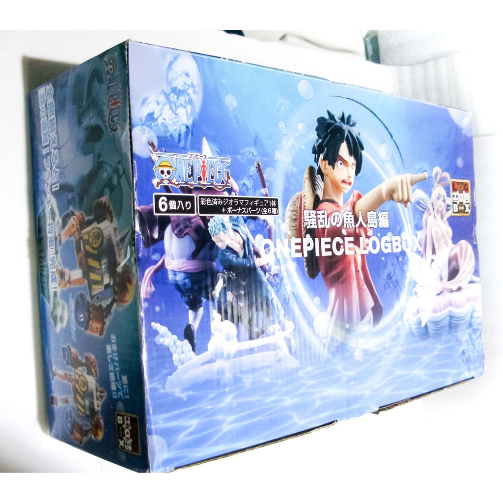 明星花鹿水海賊王魚人島的騷亂篇大蛋logbox 1中盒 6小盒內袋未拆 金證日版 老物完美主義者請勿下標