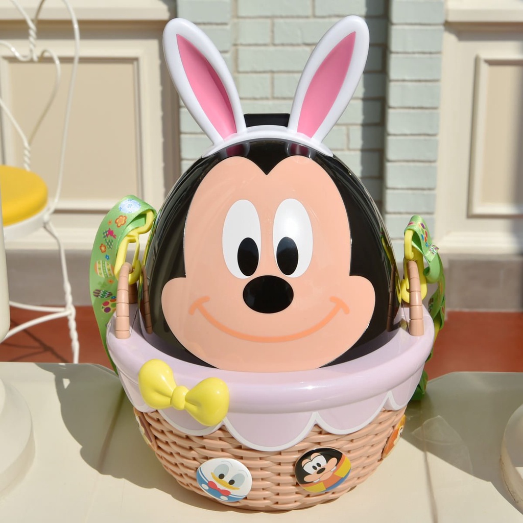 日本東京迪士尼代購-米奇Mickey 復活節彩蛋限定版造型爆米花桶，置物桶/收納架/收納包，X射線【C141003】