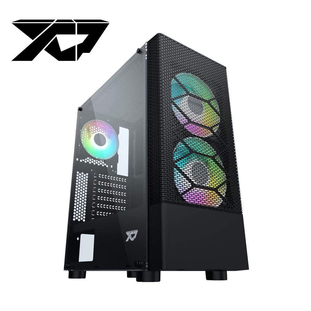 點子電腦☆北投◎ XPC XC-60 Gaming case 電腦機殼 電競遊戲 含三顆RGB定色風扇 990元