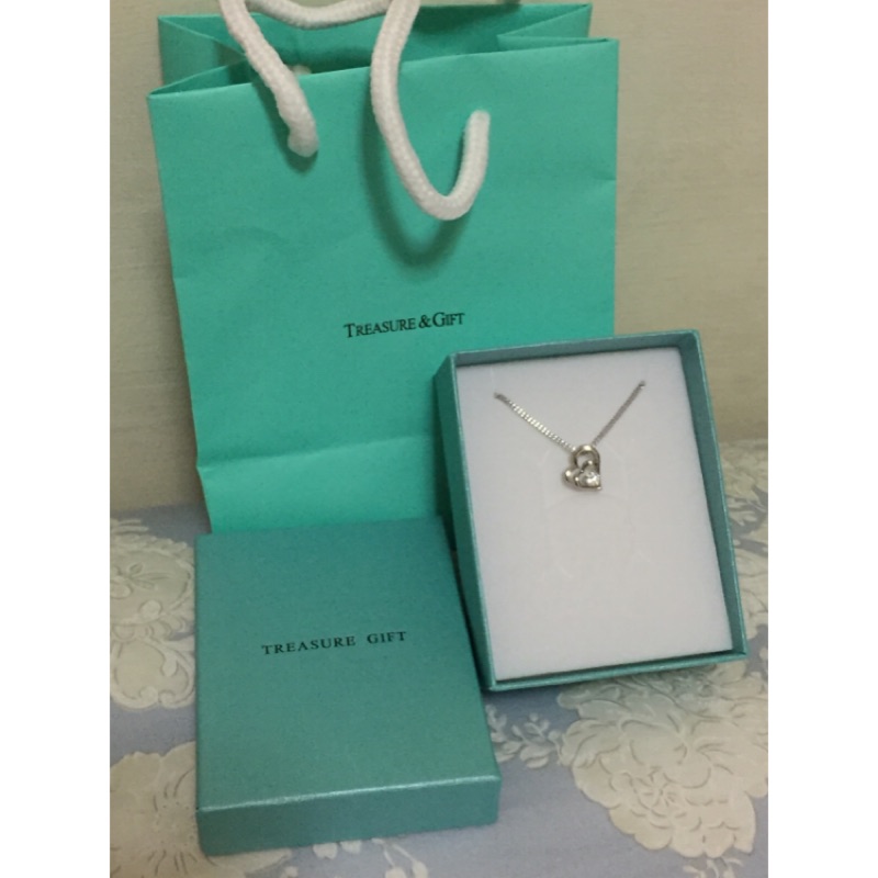 treasure gift 💎雙心簍空項鍊 情人節禮物🎁