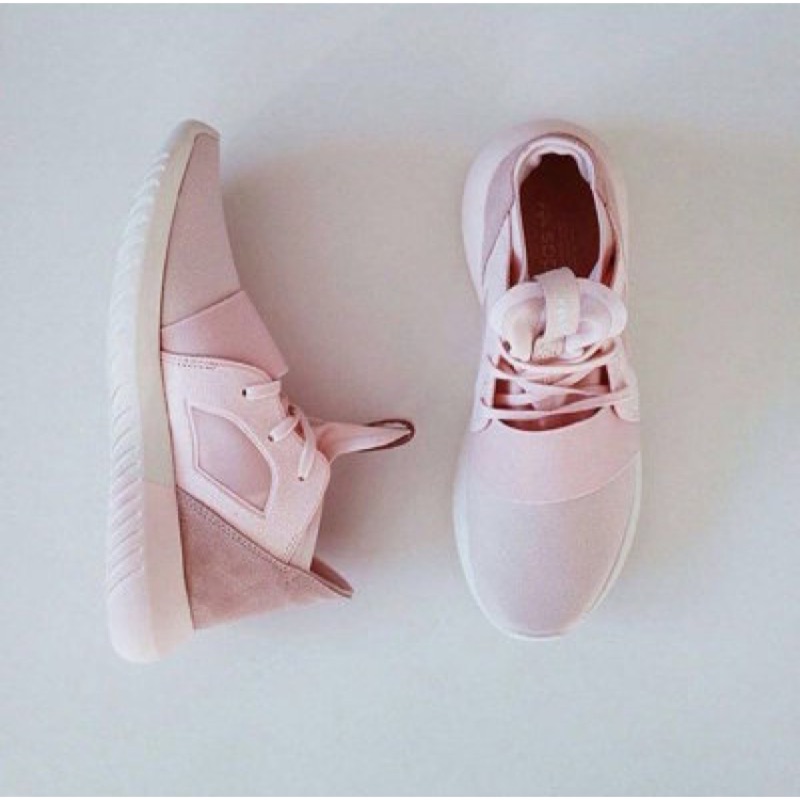現貨 Adidas Clover Defiant Tubular Light Pink 櫻花粉 輕量化慢跑鞋運動鞋