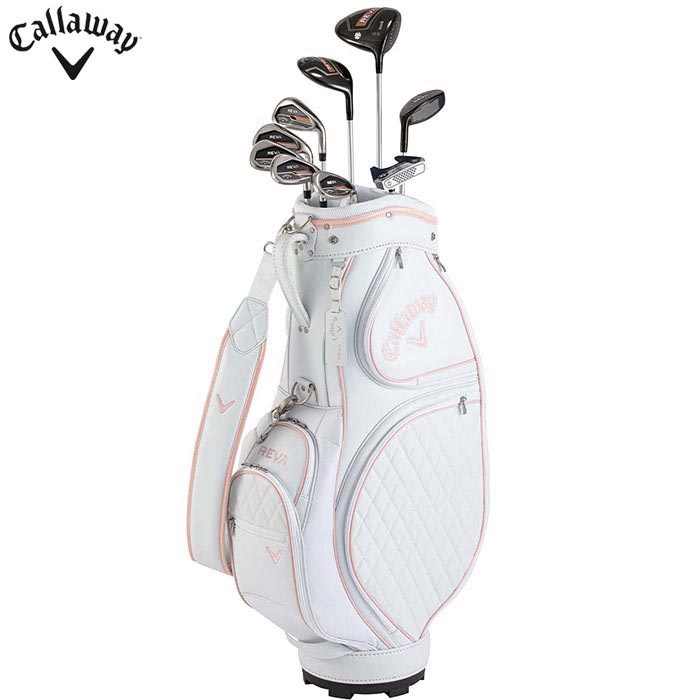 ［挑戰最低價] 現貨！全新正貨 玫瑰金 Callaway REVA 卡拉威 高爾夫 女士 套桿 9桿套 歡迎詢問