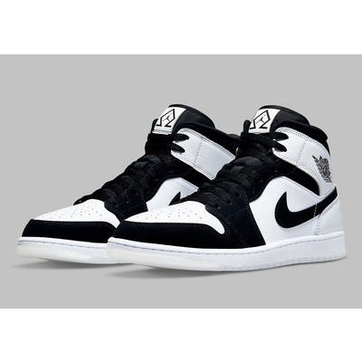 罐頭選貨🥫現貨Air Jordan 1 MID Diamond Shorts 熊貓 鑽石 DH6933-100